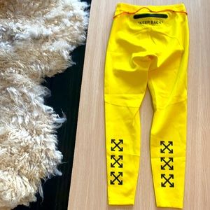 Off-White x Nike Yellow Leggings